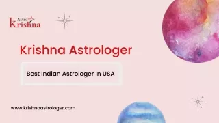 Best Astrologer in USA - Krishnaastrologer.com