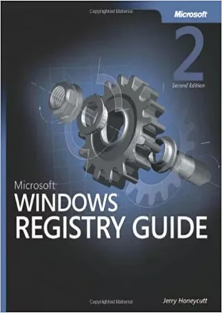 EBOOK Microsoft Windows Registry Guide Second Edition
