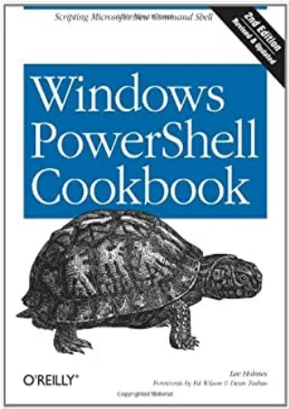 EBOOK Windows PowerShell Cookbook The Complete Guide to Scripting Microsoft s New