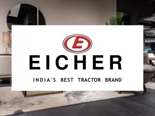 Eicher tractors