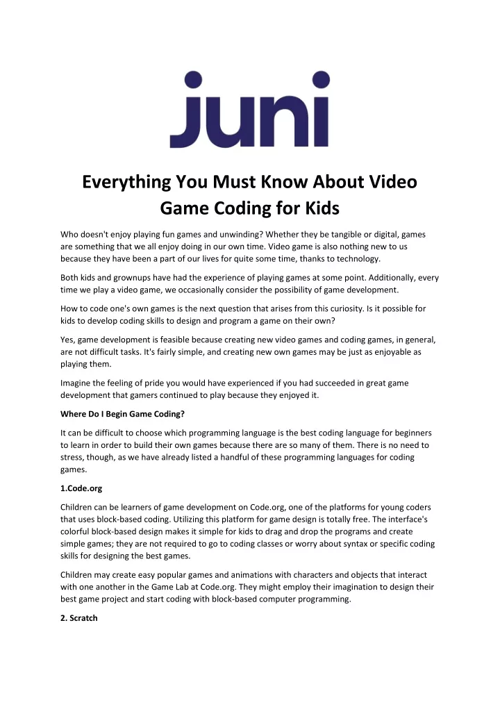 everything you must know about video game coding