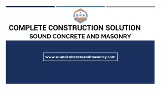 Complete Construction Solution