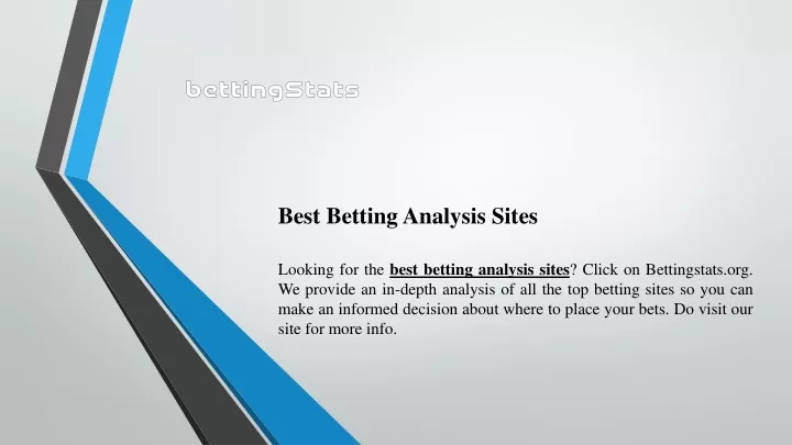 best betting analysis sites