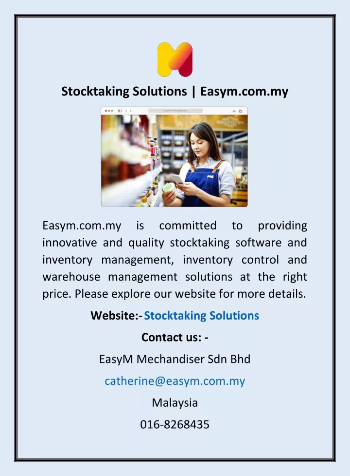 stocktaking solutions easym com my