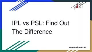 IPL vs PSL_ Find out the difference