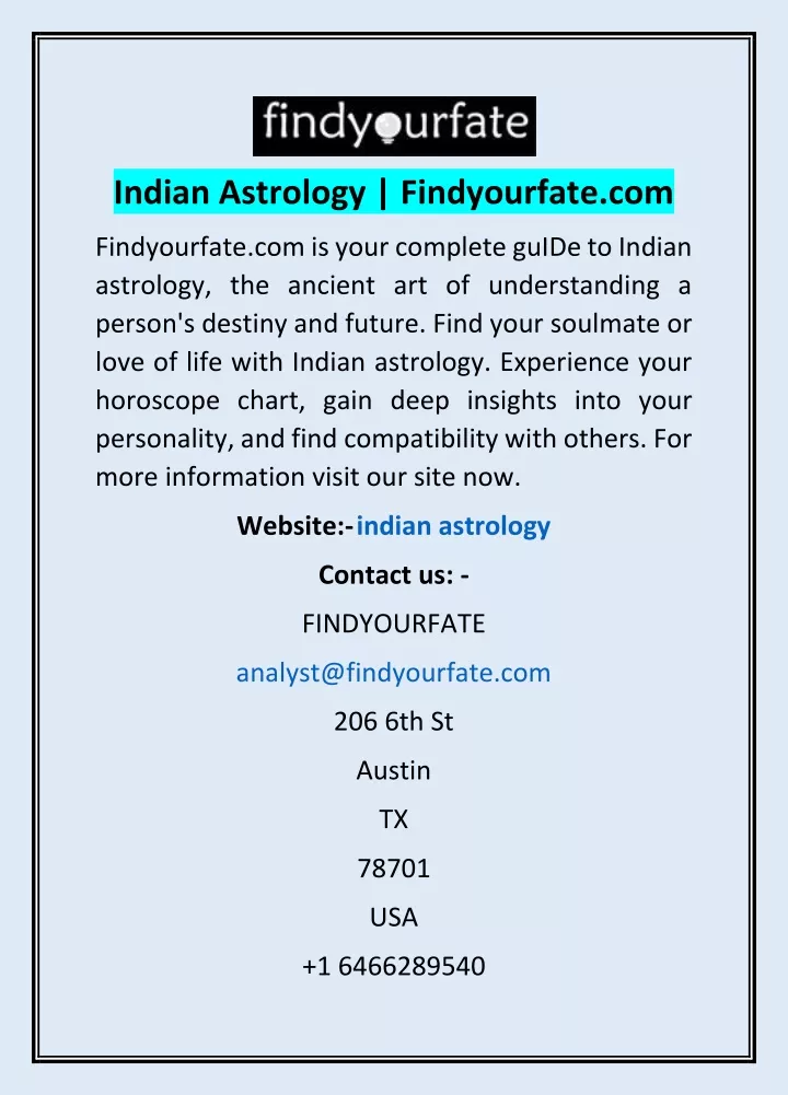 indian astrology findyourfate com