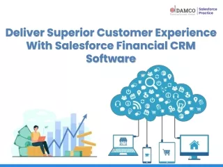 deliver superior customer experience with salesforce financial crm software