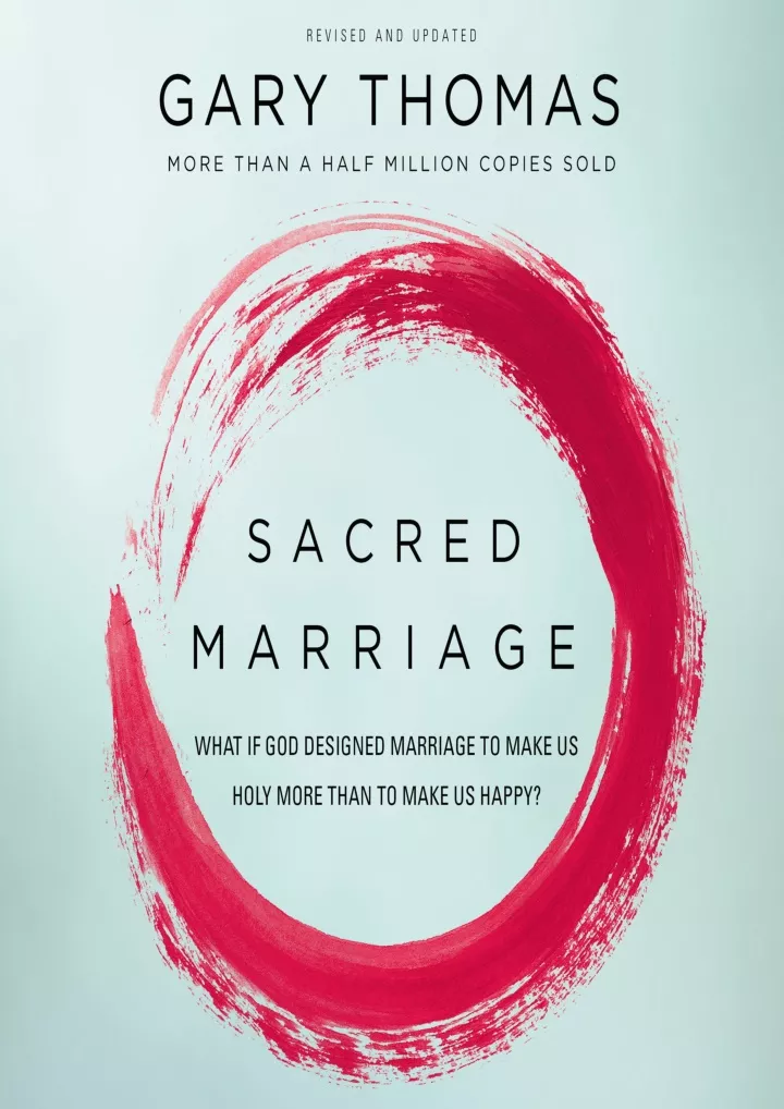 PPT - DOWNLOAD (PDF) Sacred Marriage: What If God Designed Marriage To ...