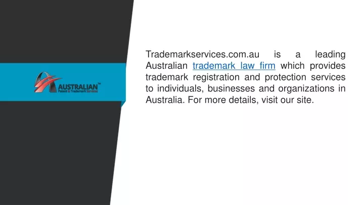 trademarkservices com au is a leading australian