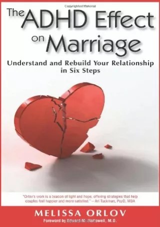 read ebook [pdf] The ADHD Effect on Marriage: Understand and Rebuild Your R