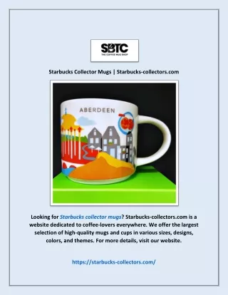 Starbucks Collector Mugs | Starbucks-collectors.com