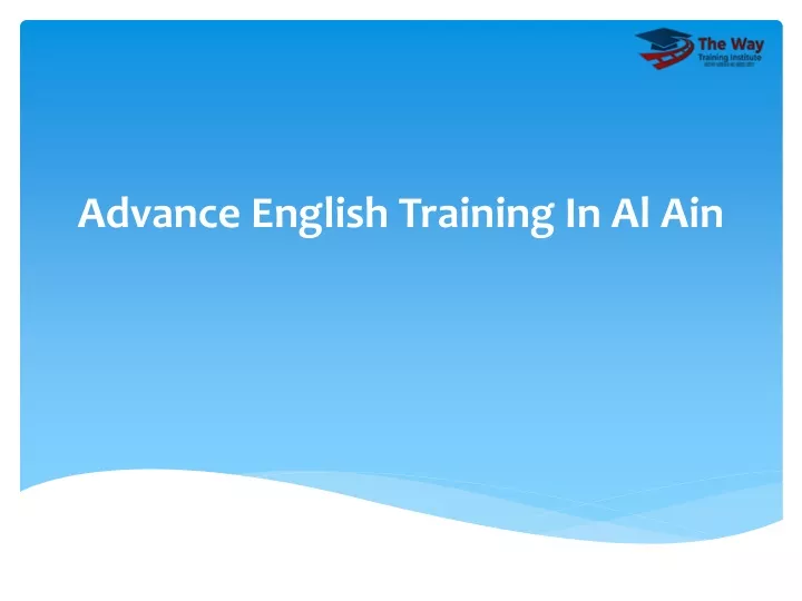 advance english training in al ain