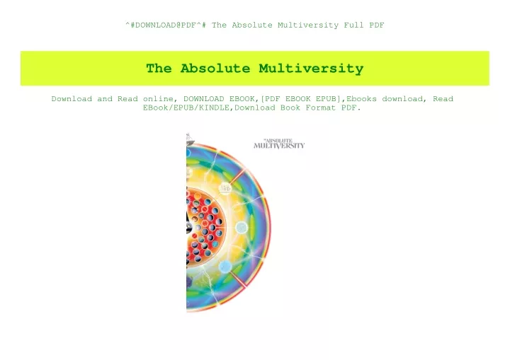 PPT - ^#DOWNLOAD@PDF^# The Absolute Multiversity Full PDF PowerPoint ...