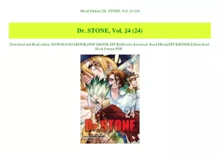 {Read Online} Dr. STONE  Vol. 24 (24) (DOWNLOAD E.B.O.O.K.^)