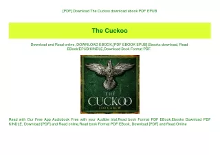 [PDF] Download The Cuckoo download ebook PDF EPUB