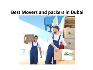 Best Movers and packers in Dubai