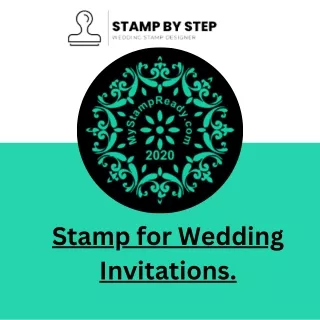 Stamp for Wedding Invitations.