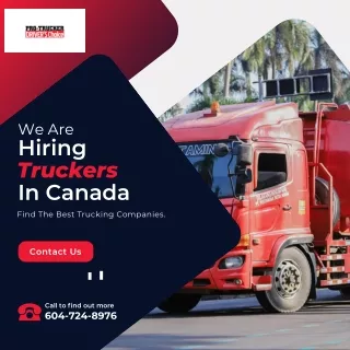 Trucking Jobs in Canada