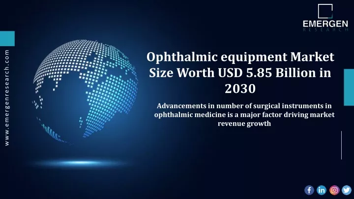 ophthalmic equipment market size worth