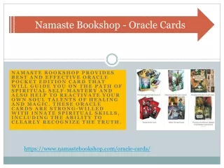 Namastebookshop - Oracle Cards