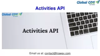 Activities API