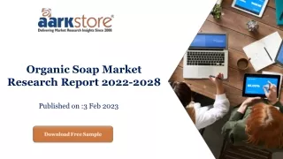 Organic Soap Market Research Report 2022-2028