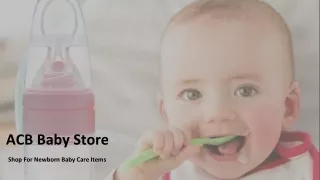 Accessories For Newborns - ACB Baby Store