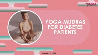 Yoga Mudras For Diabetes Patients