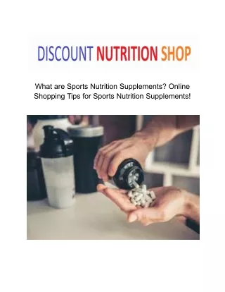 Vitamins Shop Online