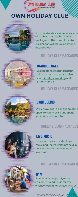 holiday club packages - Own Holiday Club