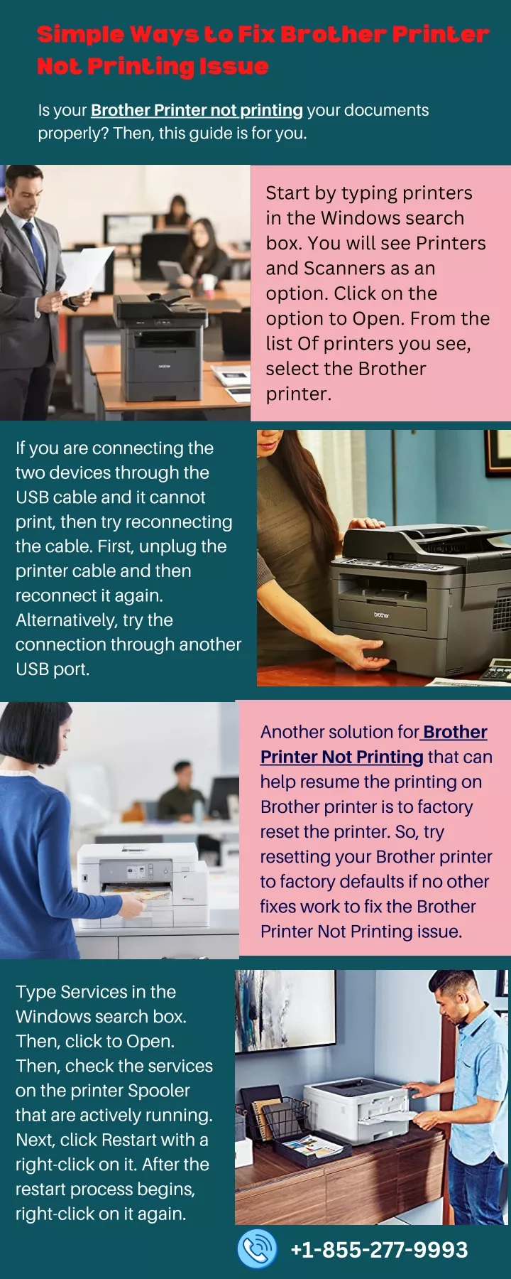 simple ways to fix brother printer not printing