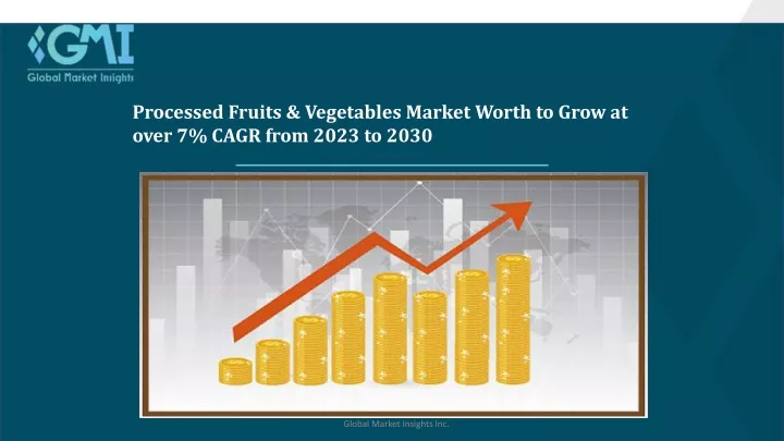 processed fruits vegetables market worth to grow