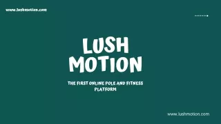 Pole Dancing in High Heels – Lush Motion