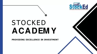 StockEd Academy | India’s Premier Financial Education |