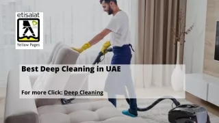 Best Deep Cleaning in UAE