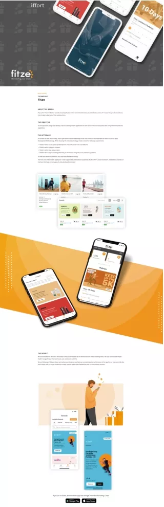 Fitze app development case study | Iffort