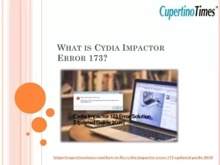 What is Cydia Impactor Error 173