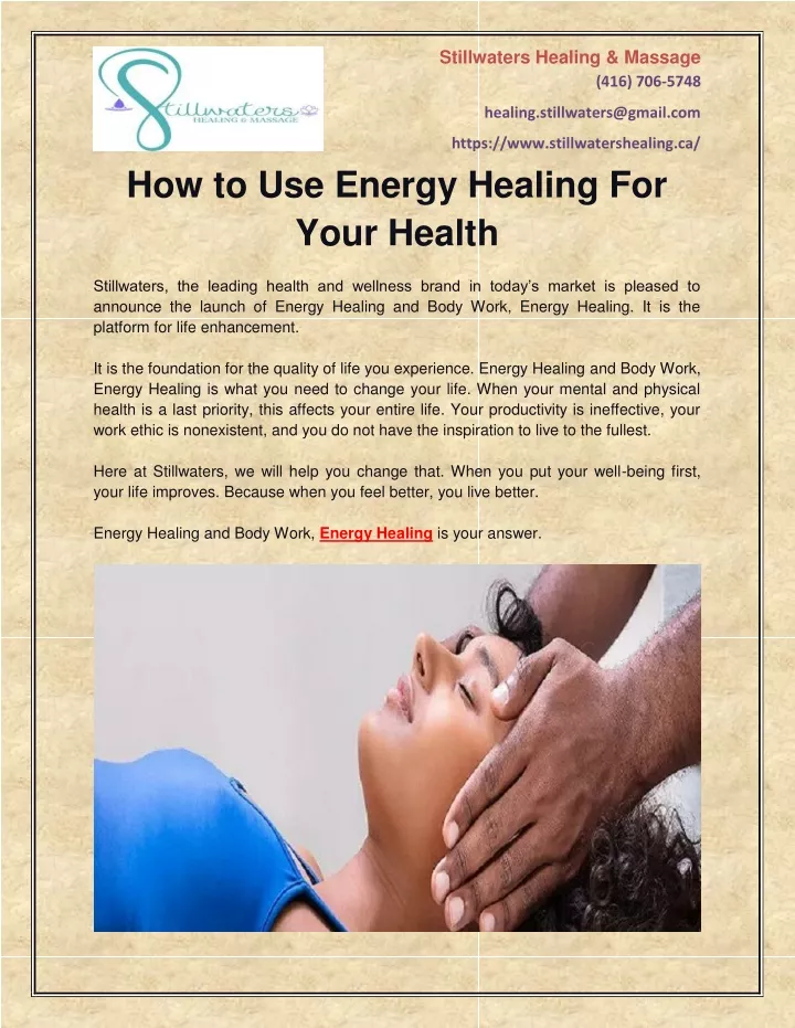 stillwaters healing massage