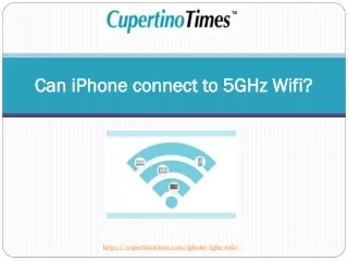 Can iPhone connect to 5GHz Wifi