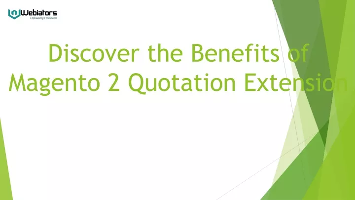 discover the benefits of magento 2 quotation extension