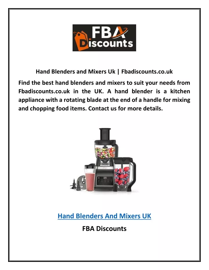 hand blenders and mixers uk fbadiscounts co uk