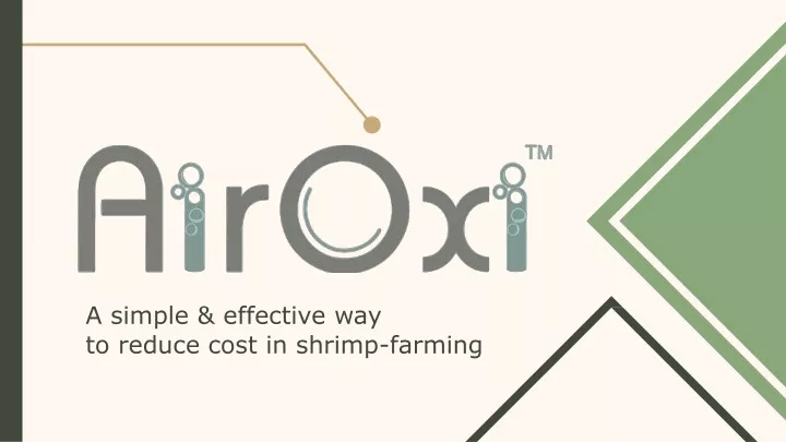 a simple effective way to reduce cost in shrimp