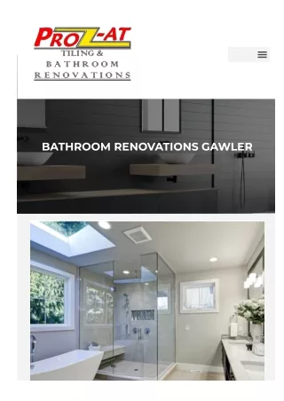 Bathroom Renovations Gawler