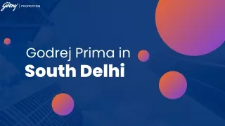 Buy Godrej Prima in South Delhi | Godrej Properties