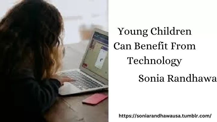young children can benefit from technology