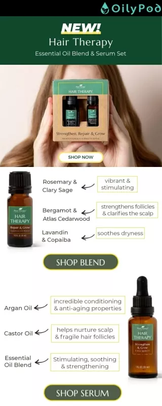 Essential Oil Hair Therapy Blend & Serum