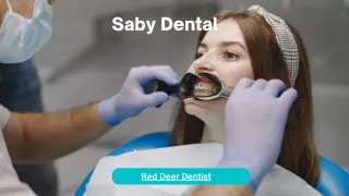 Looking for Red Deer Dentist? Book an appointment with Saby Dental