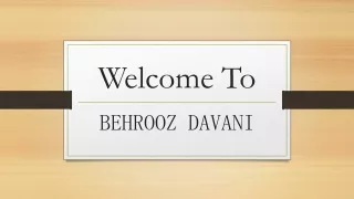 Real Estate Agent Montreal At Behrooz Davani