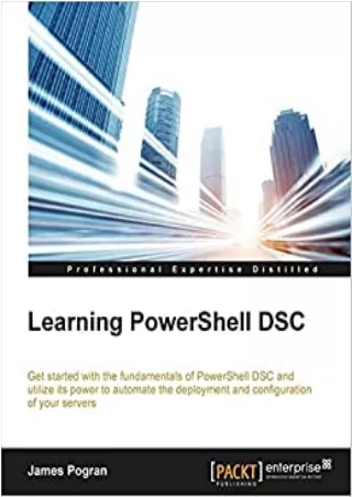 DOWNLOAD Learning PowerShell DSC