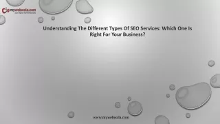 understanding the different types of seo services which one is right for your business